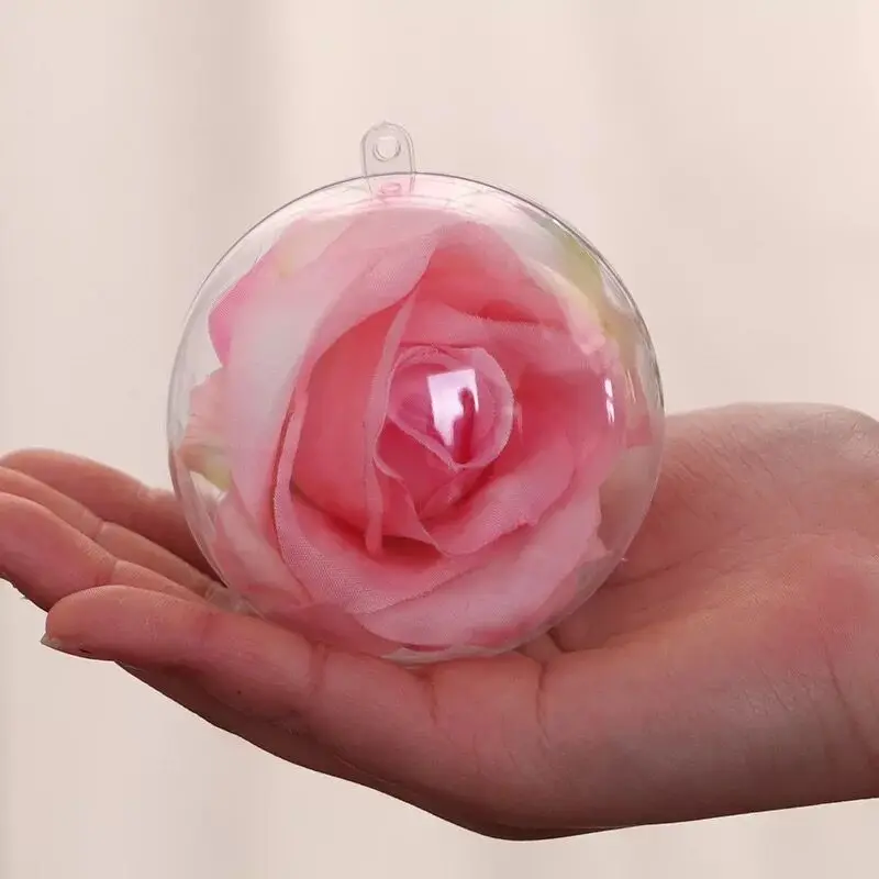 1 шт. 7 см прозрачный мини DIY висит шар Xmas елка безделушка ясно Пластик Свадьба