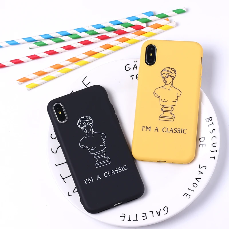 David Art I Am Classic Girl Boss For iPhone 12 11 6S 5S SE 8 8Plus X 7 7Plus XS Max Soft Silicone Candy Case Fundas Coque Cover | Мобильные