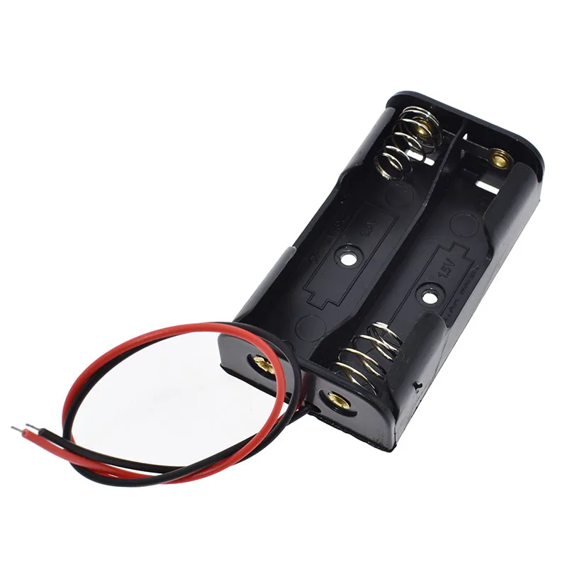 2 Port AA Размер мощность Батарея чехол для хранения коробка держатель провода с 1 2 3 4 6 слотов Контейнер сумка DIY стандартные батареи зарядки Droship - Цвет: 2 Port
