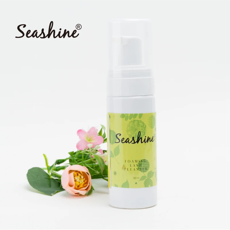 Пенообразующее средство для наращивания ресниц Seashine отдельный шампунь ухода за