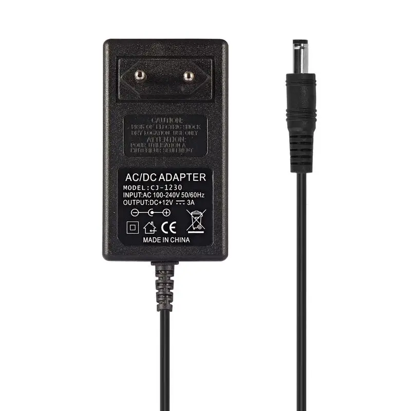 AC 100 240 В к DC 12 3A светодиодный трансформатор освещения драйвера вольт адаптер