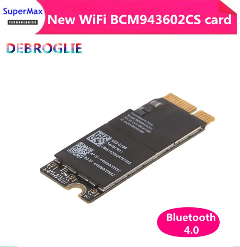Бесплатная доставка WiFi Bluetooth беспроводная карта bcm93602cs Совместимость A1398 A1502 A1425