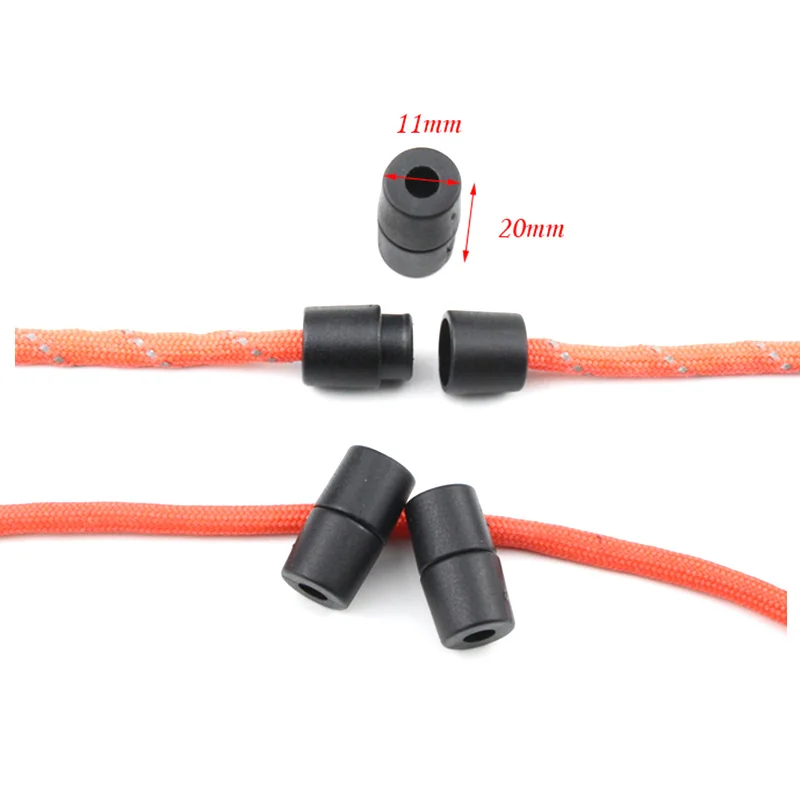 100 _ черные пластиковые пряжки безопасные рельефные шнурки для ожерелья из