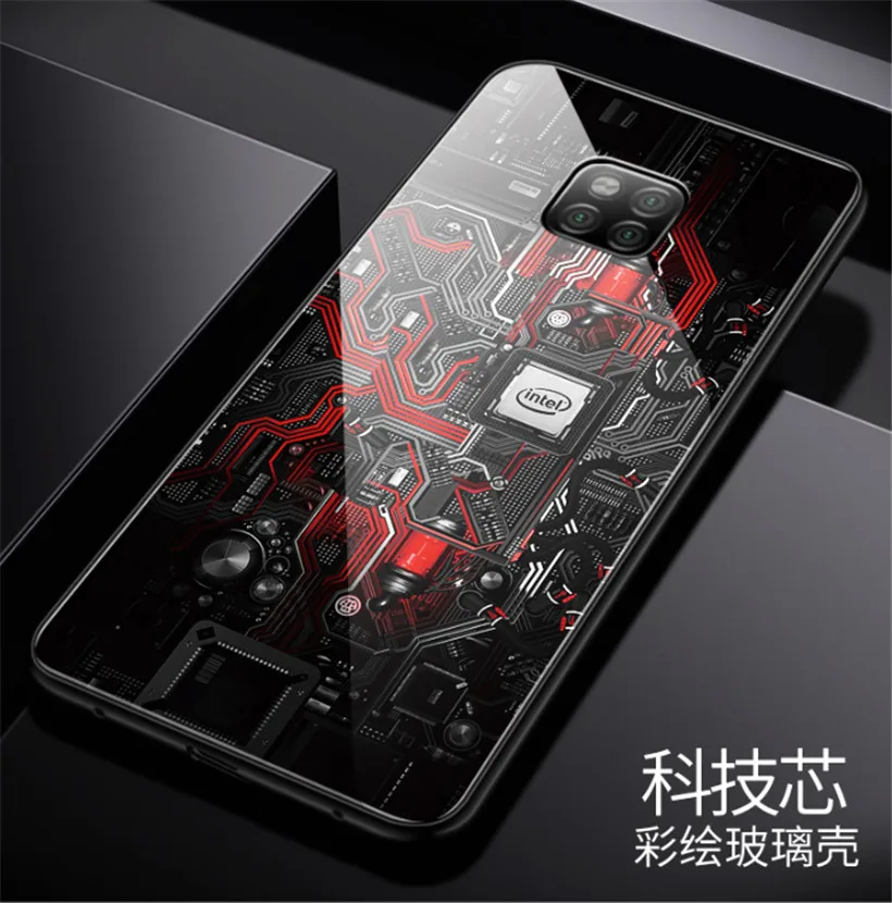 Aixuan для huawei mate 20 Pro стеклянный чехол mate 20 Pro Coque силиконовый ударопрочный роскошный закаленный стеклянный чехол для huawei mate 20 X