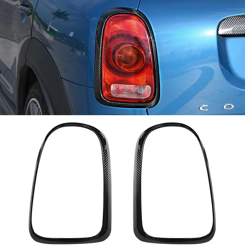 2 шт. настоящие Углеродные волокна автомобильные накладки на переднюю фару