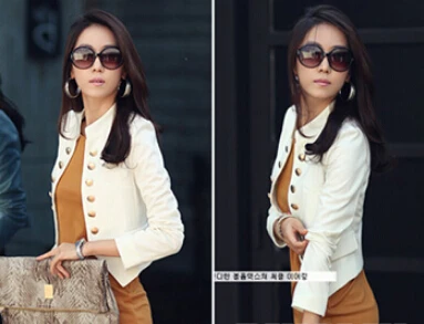 Корейская женская одежда для работы длинный рукав пуговица тонкий баска