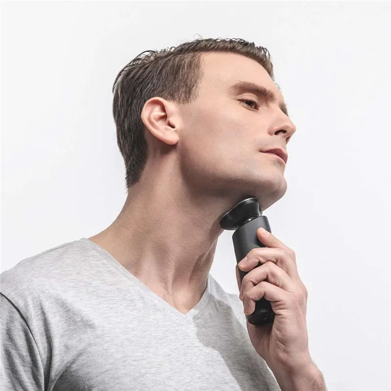 Новая Оригинальная электрическая бритва Xiaomi Mijia с 3 головками, гибкая, сухая, влажная, моющаяся, с двойным лезвием, турбо+ режим, удобная, чистая