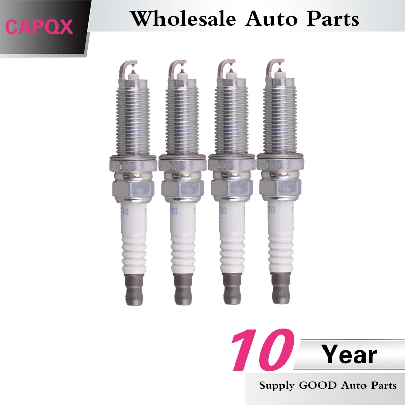 Capqx 4 шт. высокое качество подлинные Иридиевые свечи для HONDA Fit vezel CITY XRV 1.5L 12290-5R0-003