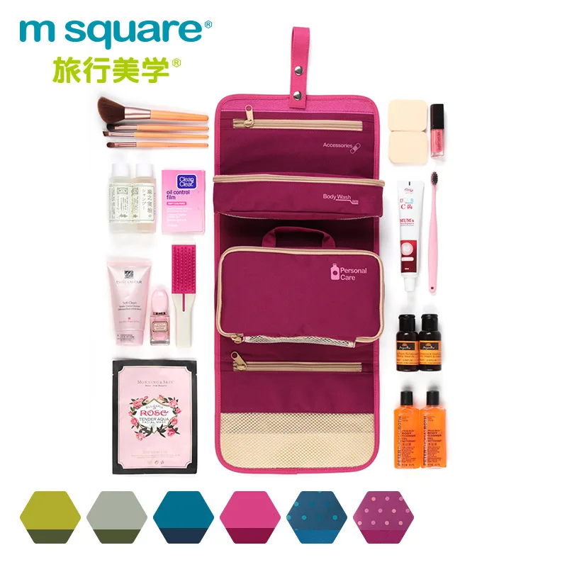 travel cosmetic bag for women men unisex high quality waterproof oxford big capacity makeup bags toiletries organizer storage | Багаж и