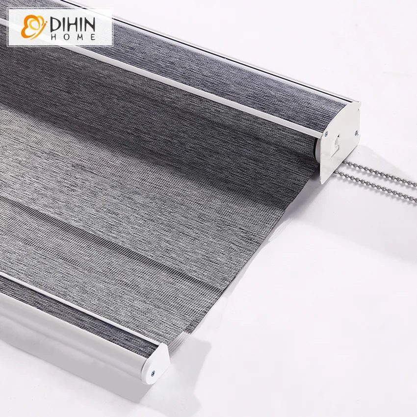 DIHIN домашние роскошные современные 4 цвета занавески утолщенные роликовые