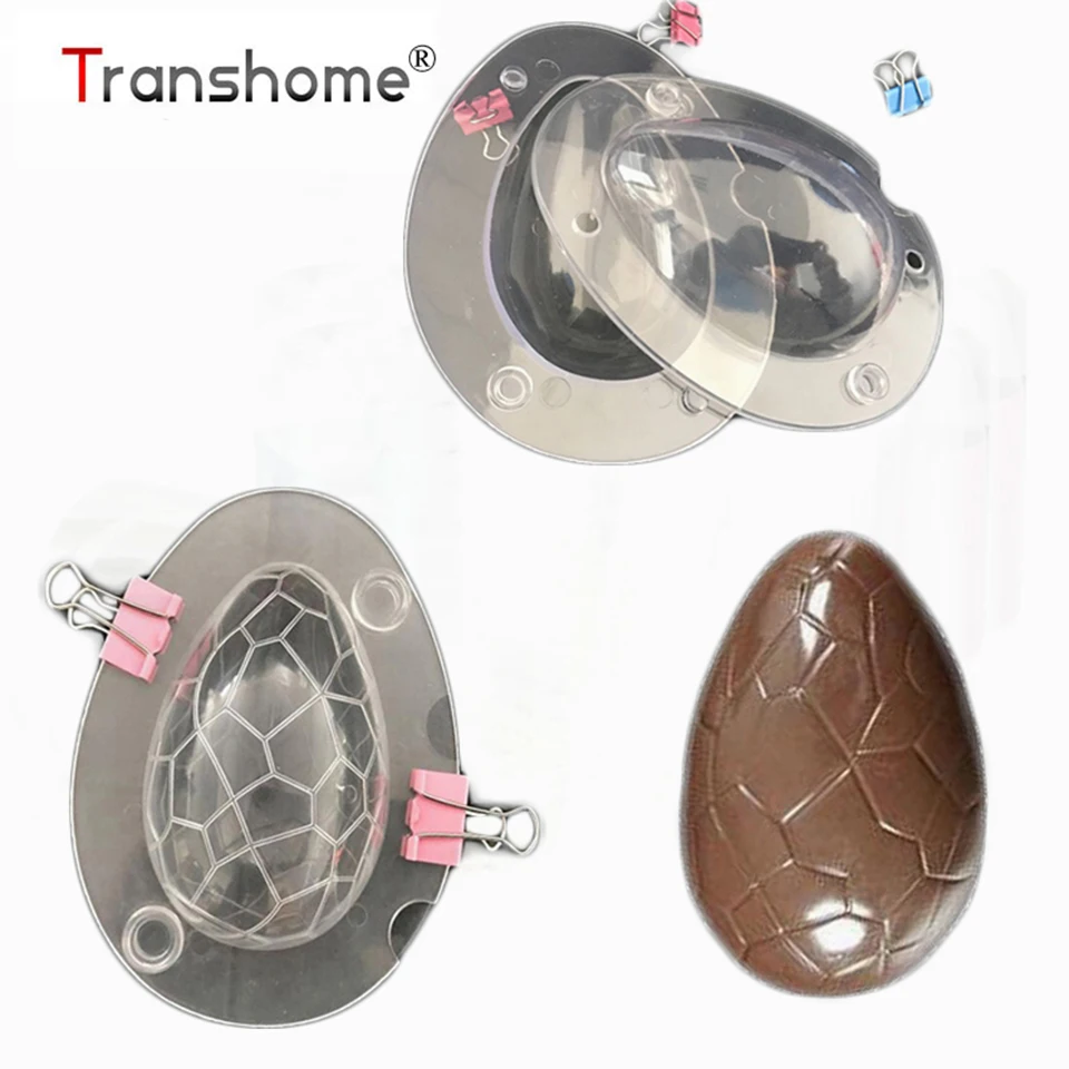 Transhome шоколадные формы для яиц 1 шт. Пасхальная выпечка 3D треснутый узор яйцо