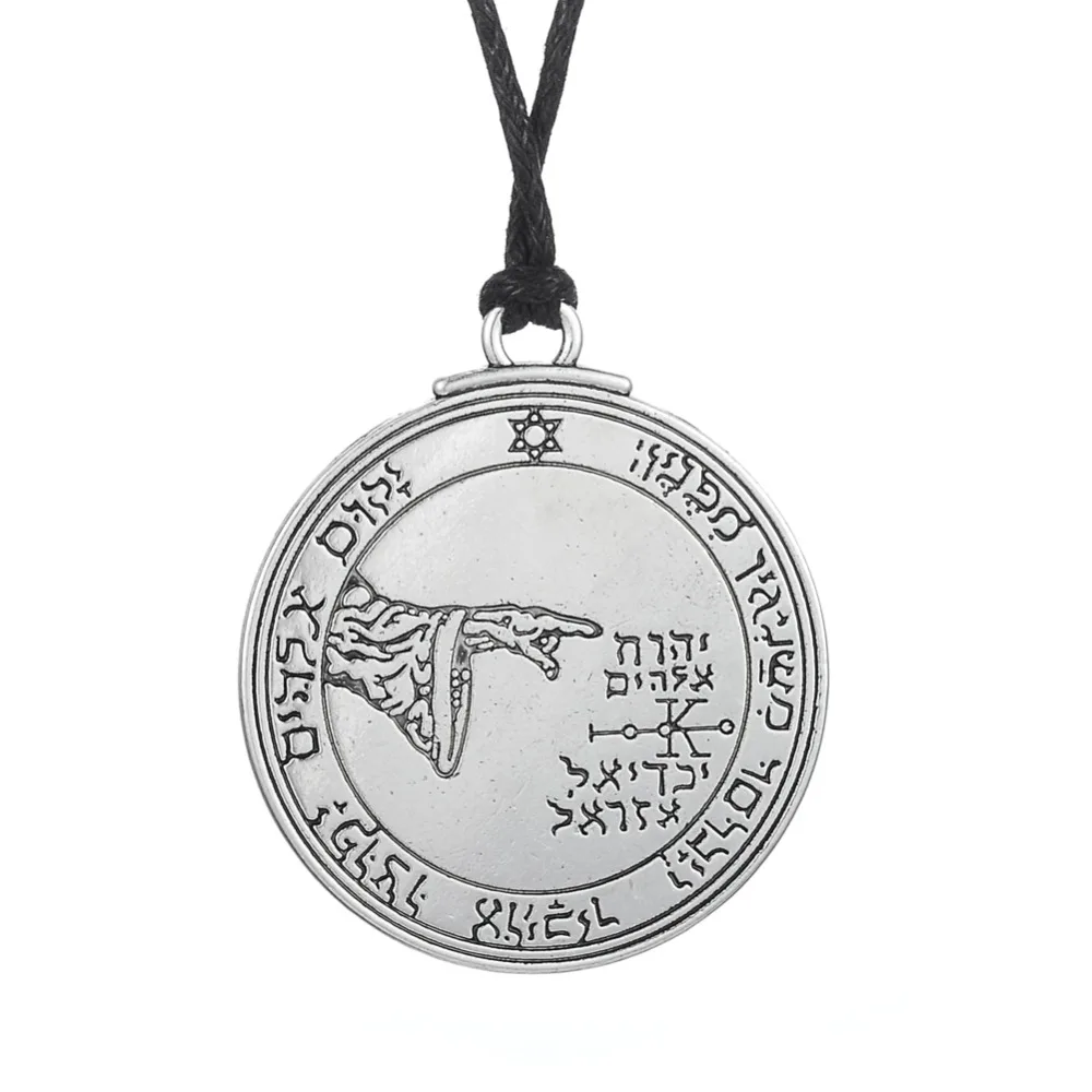 Dowapara Wicca Colar Masculino медальон в форме монеты Pentagrama украшения из сериала
