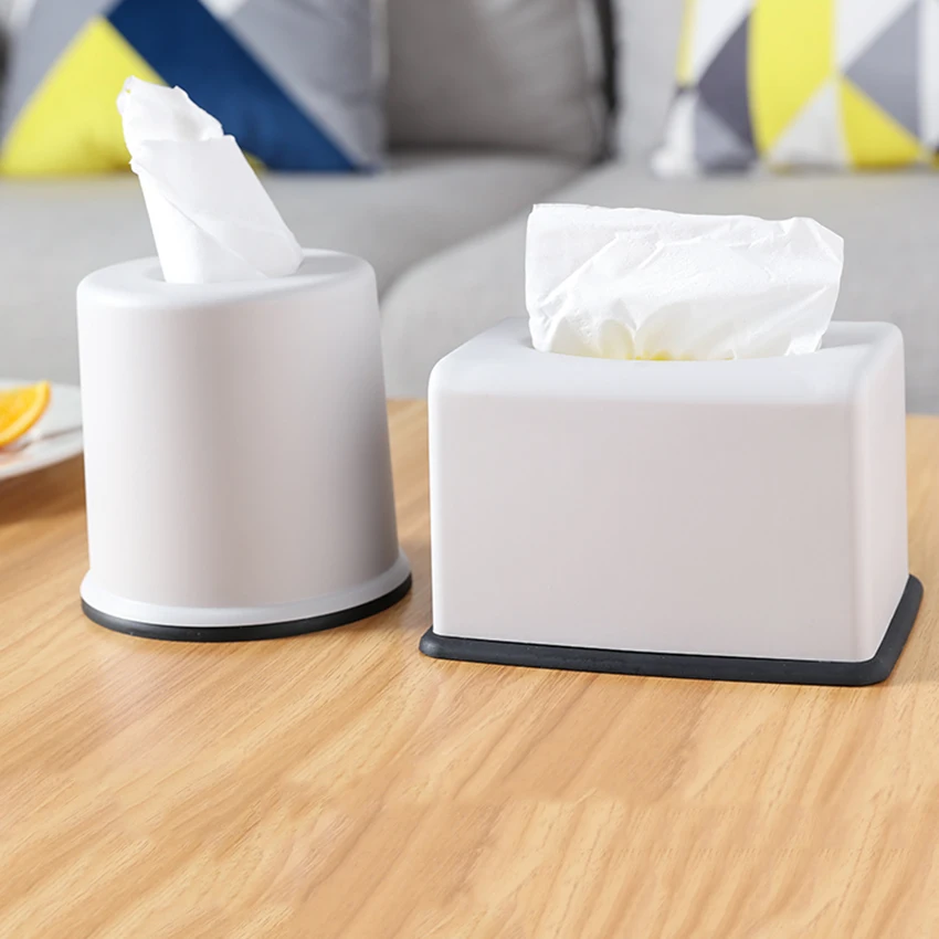 

Nordic Desktop Pumping Paper Storage Box Plastic Roll Paper Towel Tissue Box Case Napkins Holder Waterproof Tissue Box Organizer