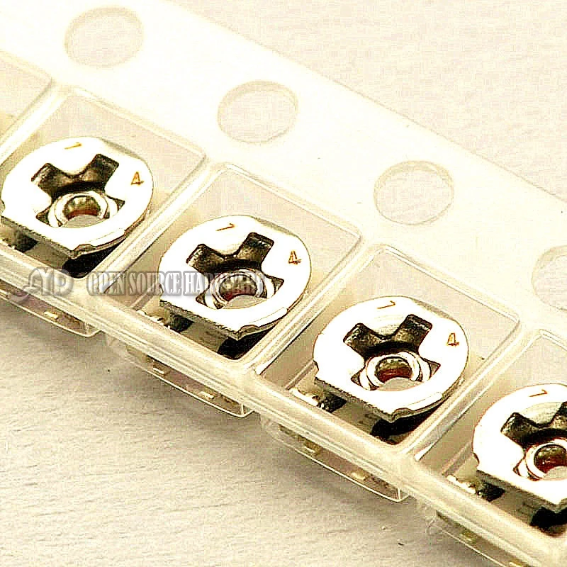 

10 шт., резистор потенциометра 3x3 20K 20% EVM3ESX50B24