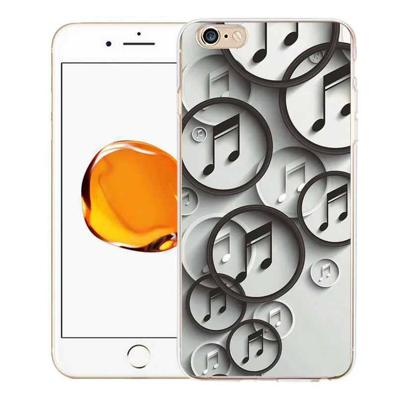 QMSWEI TPU прозрачный телефон чехол для iPhone 6G 6s 7 8 plus x мягкий Миньон музыка олень