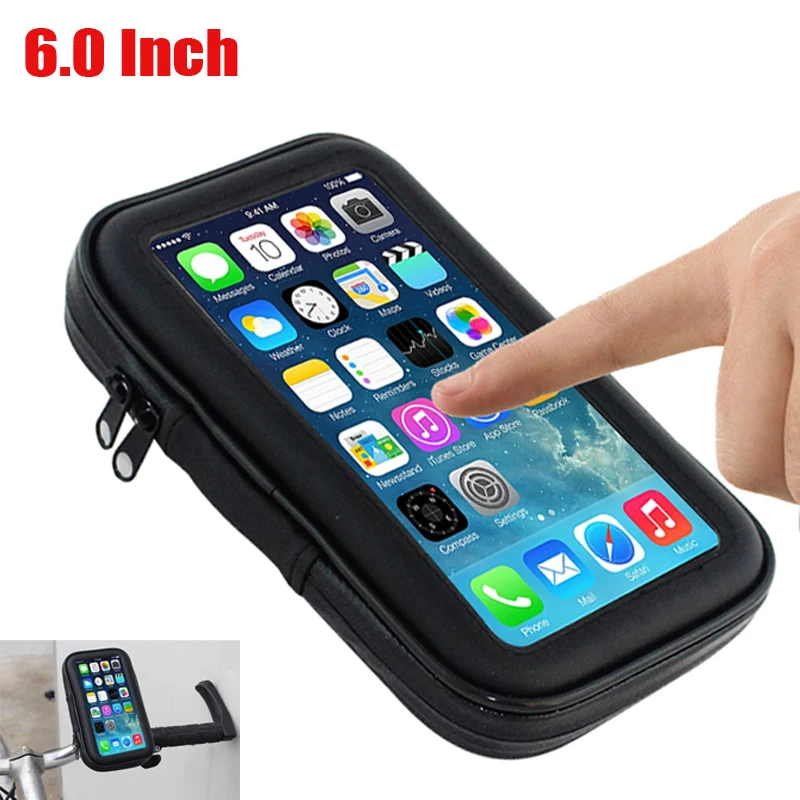 Водонепроницаемый держатель для телефона мотоцикла велосипеда 6 0 дюйма на