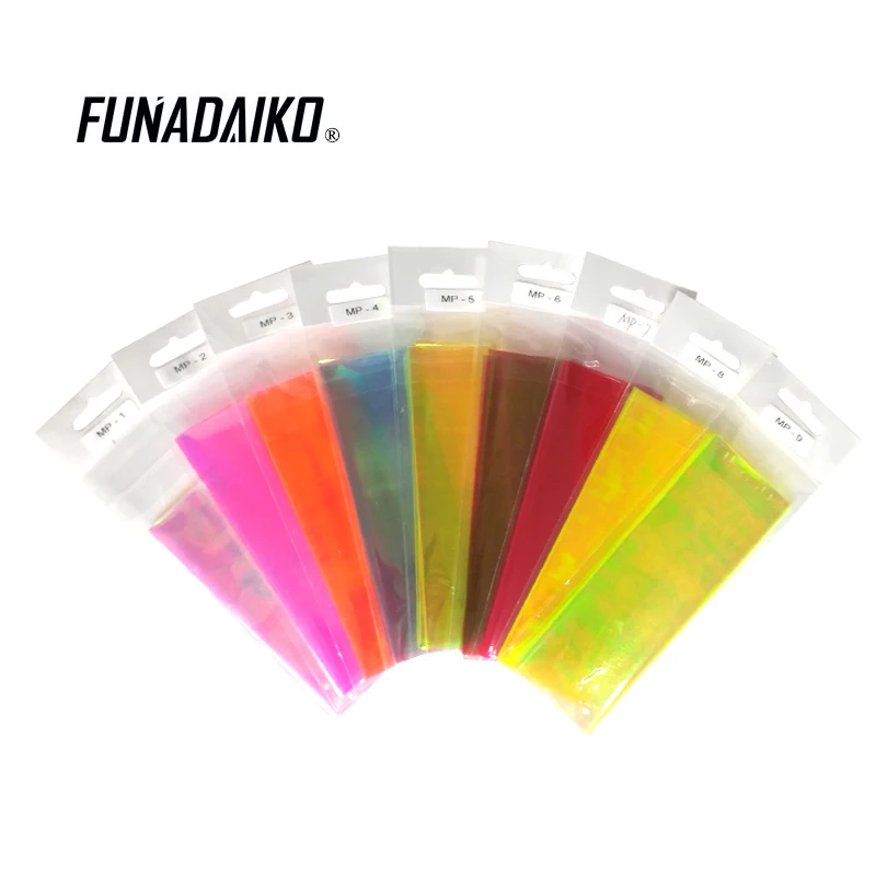 Рыболовный аксессуар Funadaiko искусственная рыболовная кожа радужная лазер