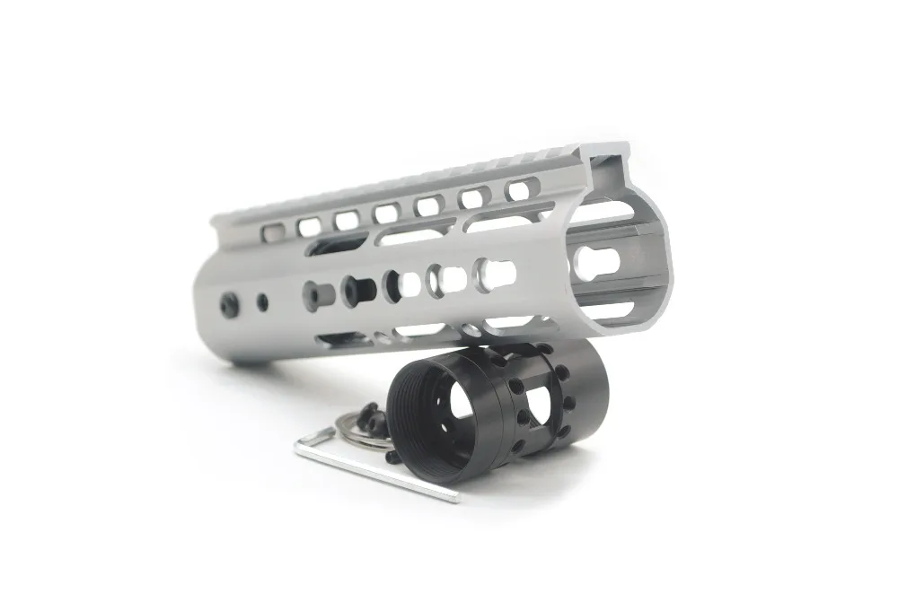 Free Float Охотничий Тактический 7-дюймовый серый Пикатинни Keymod наручник с