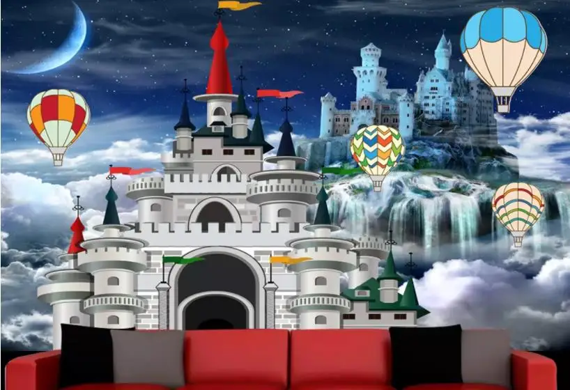 

Custom wallpaper for walls 3 d Home Decor castle 3D Photo Wall Paper For Living Room Bedroom 3d wall murals wallpaper