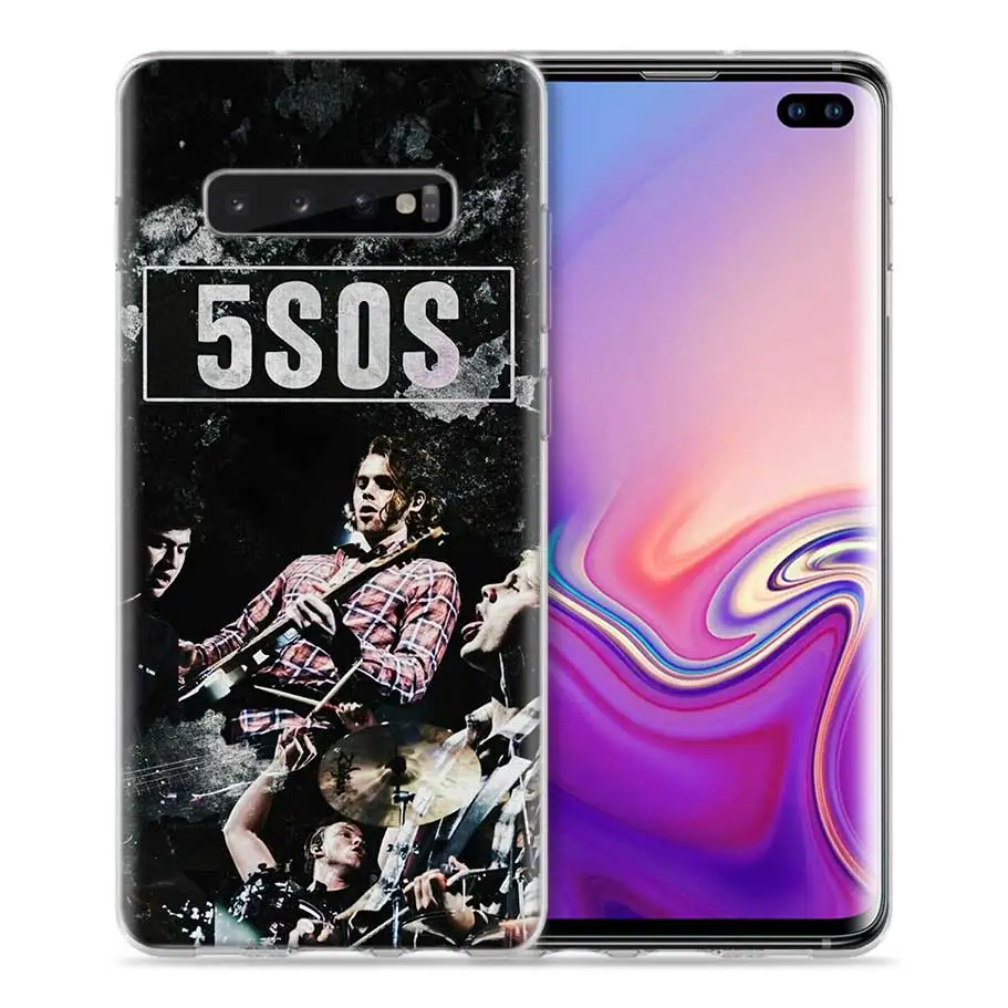 5 Seconds Of Summer 5SOS чехол для Samsung Galaxy S8 S9 S10 5G S10e S7 Note 8, 9, 10, J4 J6 плюс J5 J8 J3 силиконовый чехол для телефона