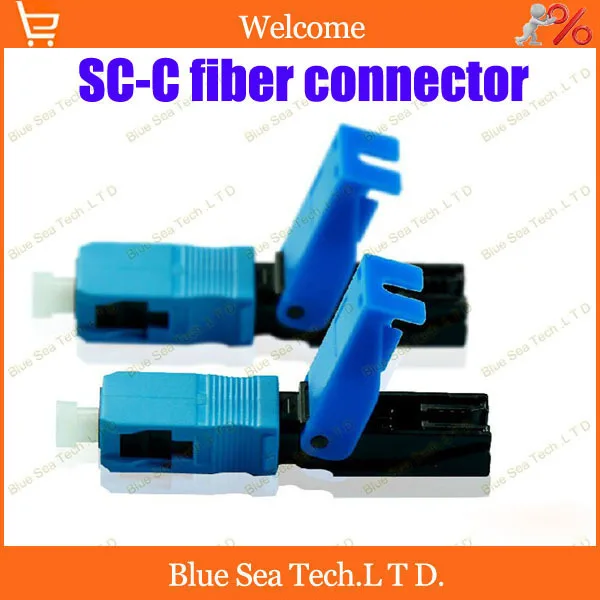 2 шт. новый тип волоконно оптический Быстрый разъем SC C1 быстрый FTTH для