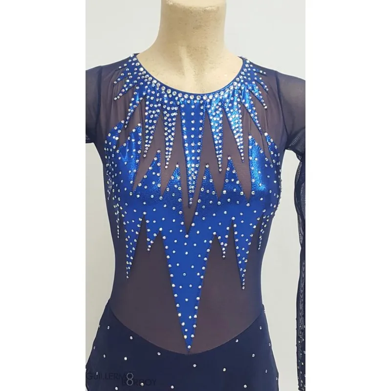 Платье для фигурного катания женщин и девочек платье на льду с круглым вырезом