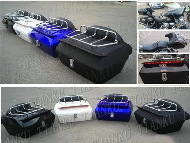 Мотоциклетная коробка багажник на хвост багажная верхняя стойка спинка с