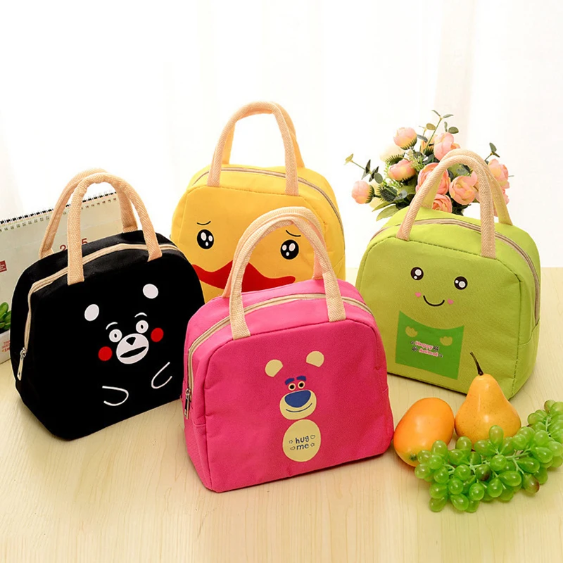 Fashion Cartoon lunch box bag picnic bag storage bag 24*20*14cm  free shipping