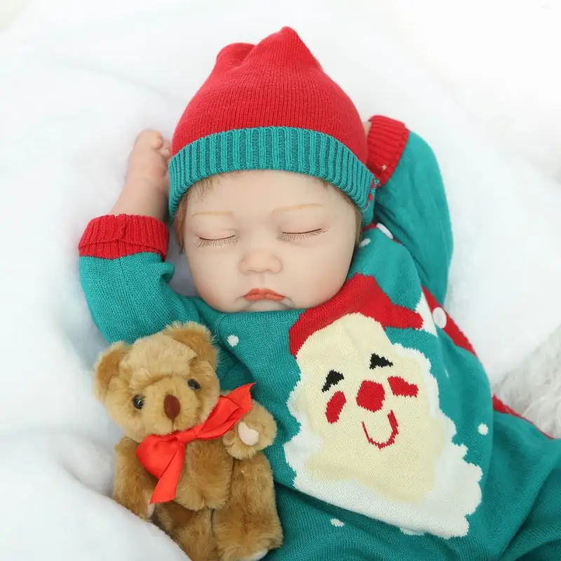 NPK реалистичные детские игрушки куклы 22 &quotмягкое тело силиконовая кукла Reborn