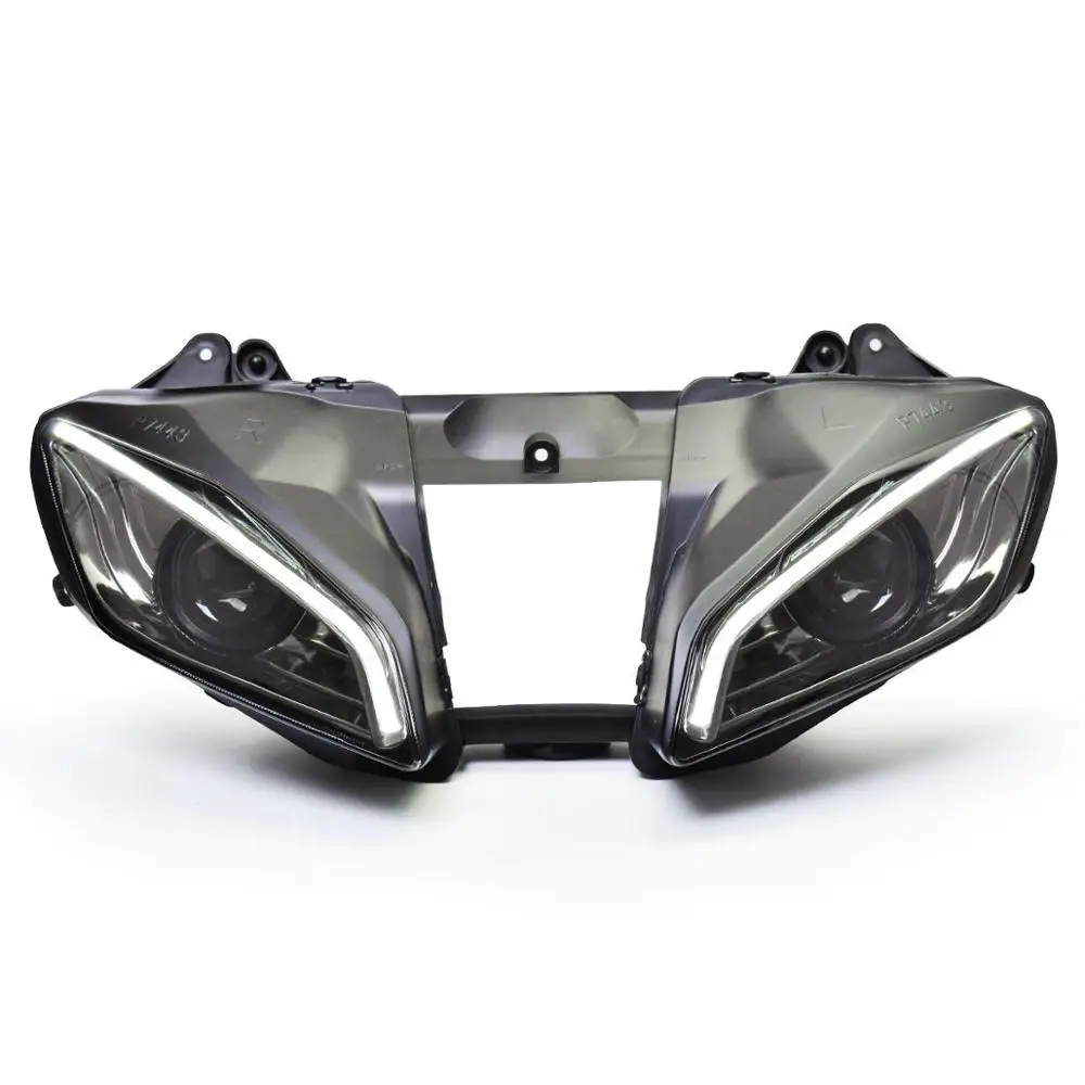 Without Demon Eye KT светодиодный фонарь для Yamaha YZF R6 2008- V2 - Цвет: Without Demon Eye