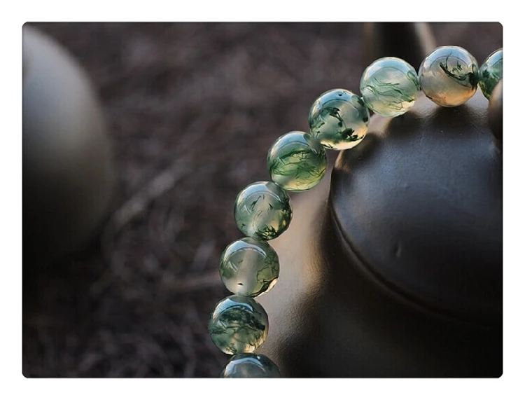 

Elegant female style pure manual weaving 10 mm beads bracelet A birthday present