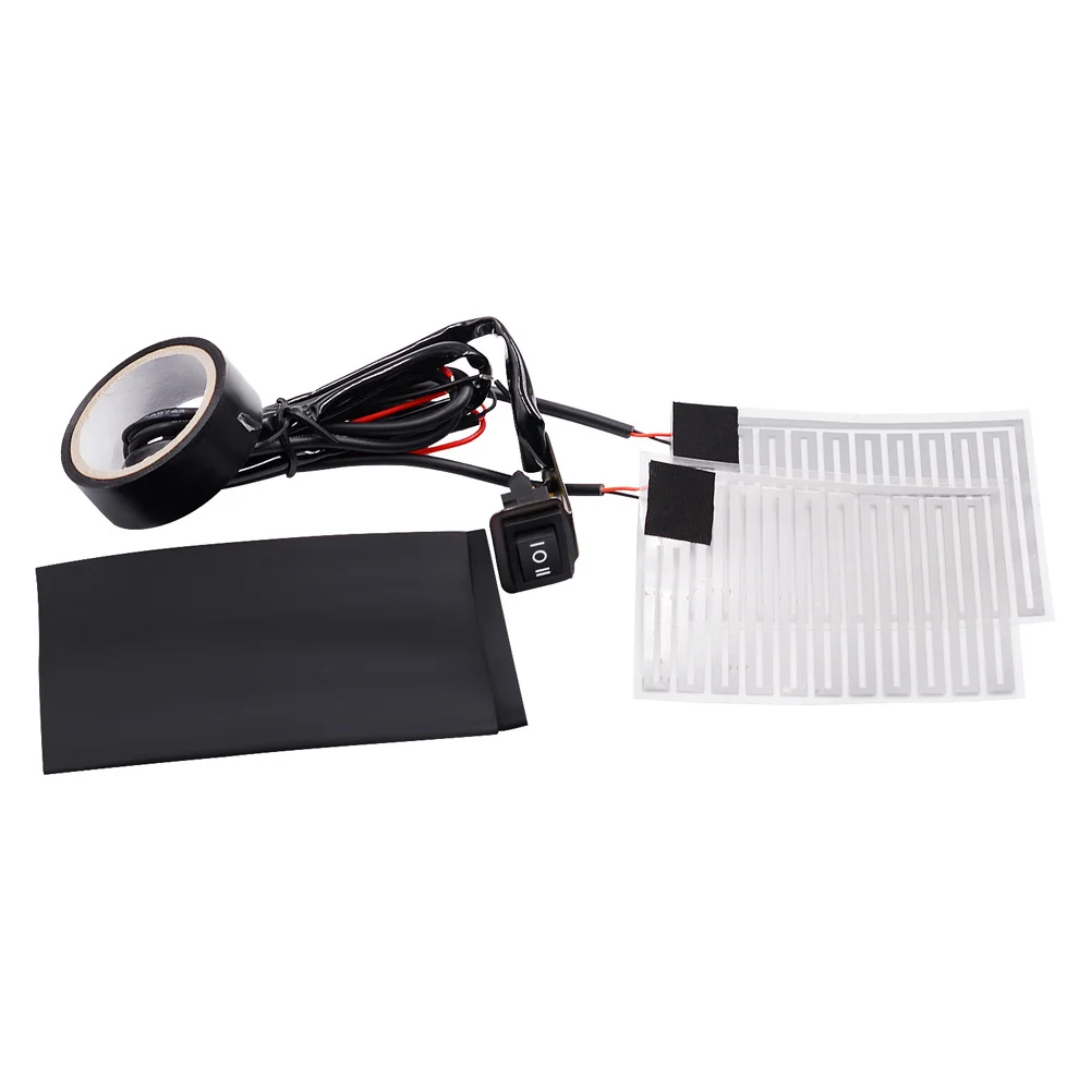 1 пара с подогревом ручки вставки руль подогреватель для рук Универсальный ATV