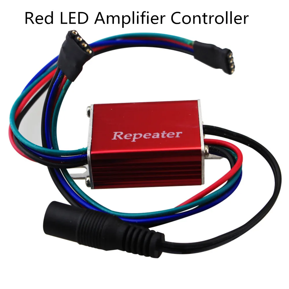 10 шт. 3-канальный водонепроницаемый RGB Усилитель контроллер для светодиодной