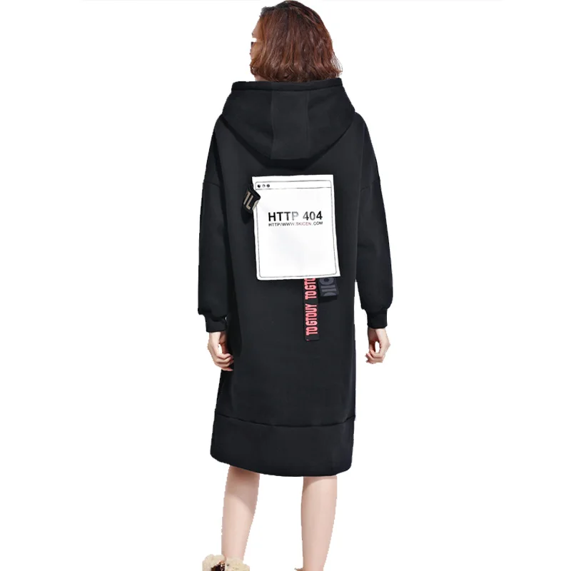 new arrival 2017 autumn and winter Europe print loose thicken long sleeved women Loose casual sweatshirt 68 | Женская одежда