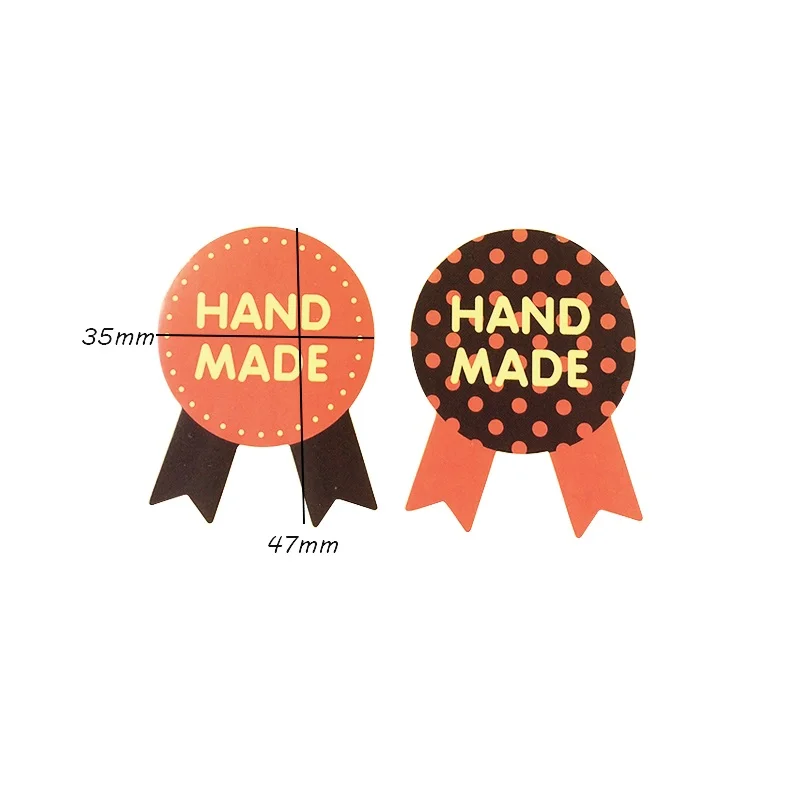 Трехцветные уплотнительные наклейки с медалью Thank YOU HAND mad 80 шт./лот украшения для
