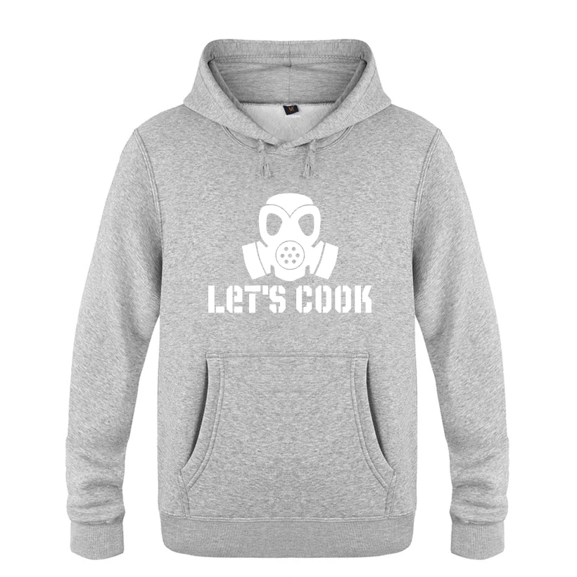 LETS COOK BREAKING BAD Hoodies Men 2018 Men's Pullover Fleece Hooded Sweatshirts | Мужская одежда