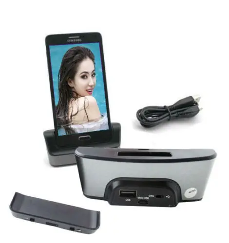 USB OTG Док-станция зарядное устройство телефон Колыбель Настольная зарядная