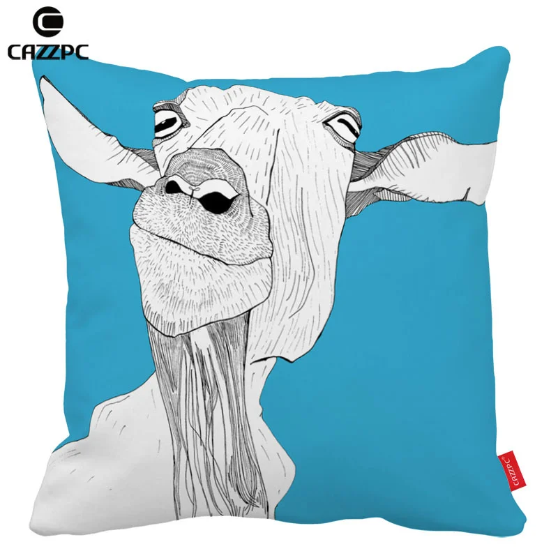 Эскиз акварель Французский бульдог puglet кролик козы лошадь ламы с принтом машины