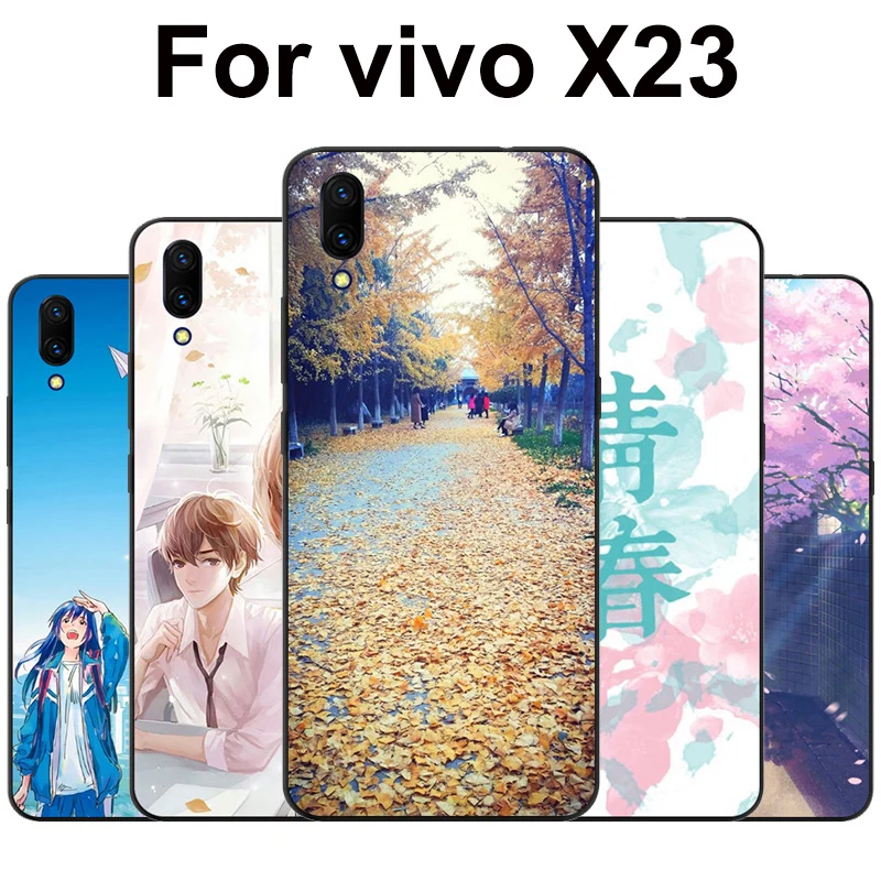 Чехол для vivo x23 в стиле колледжа мягкий чехол телефона vivox23 x 23 защитный V1809A чехлы