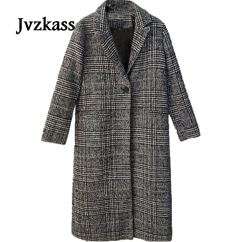 Jvzkass 2019 новинка зимние куртки теплые шерстяные смешанные - Цена: 4315.29