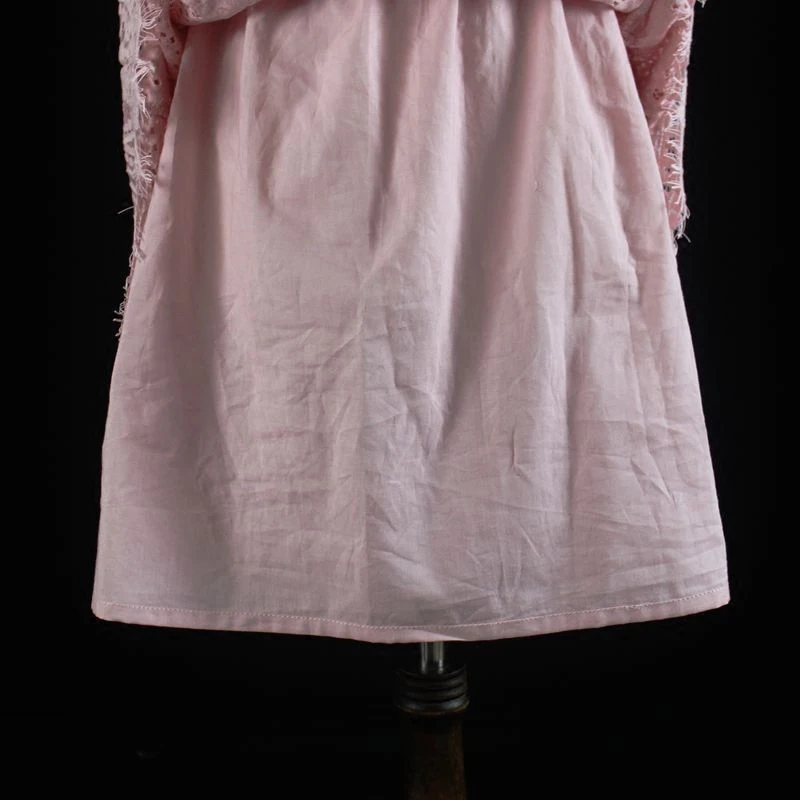 Фирменное детское розовое кружевное платье для женщин и детей девочек семейный