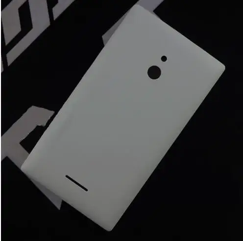 Задняя крышка батарейного отсека для Nokia XL задняя крышка чехол для microsoft Lumia XL задняя крышка+ 1 шт. пленка для экрана бесплатно - Цвет: white