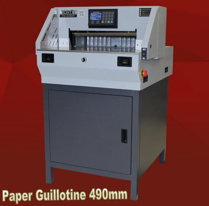 

Digital Programmable Paper Cutter Machine Guillotine 80mm Thick 19inch width