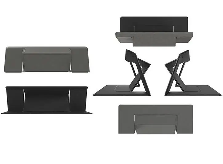 Подставка для ноутбука пластиковый стальной складной кронштейн MacBook iPad