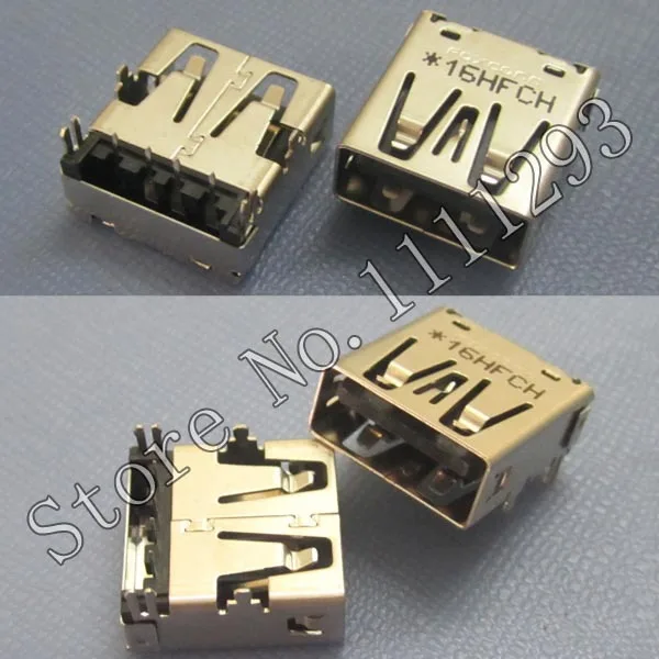Разъем USB 10 шт./лот 2 0 для Dell Inspiron 15R N5110 Vostro 3550 Lenovo S400 S405 S410 S415 USB2.0 порт|connector usb|connector