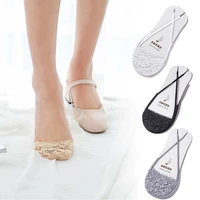 sexy half feet antiskid invisible liner no show low cut sling short sock for high heels boat fashion summer women lady socks