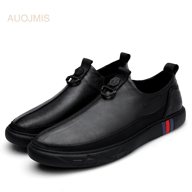 AUOJMIS 2019 new casual shoes men's autumn and winter models tide small youth wild one pedal lazy | Обувь