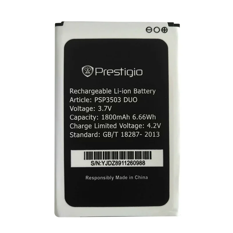 Новый 1800mAh psp 3503DUO Сменный аккумулятор для Prestigio Wize C3 3503 DUO мобильный телефон Bateria