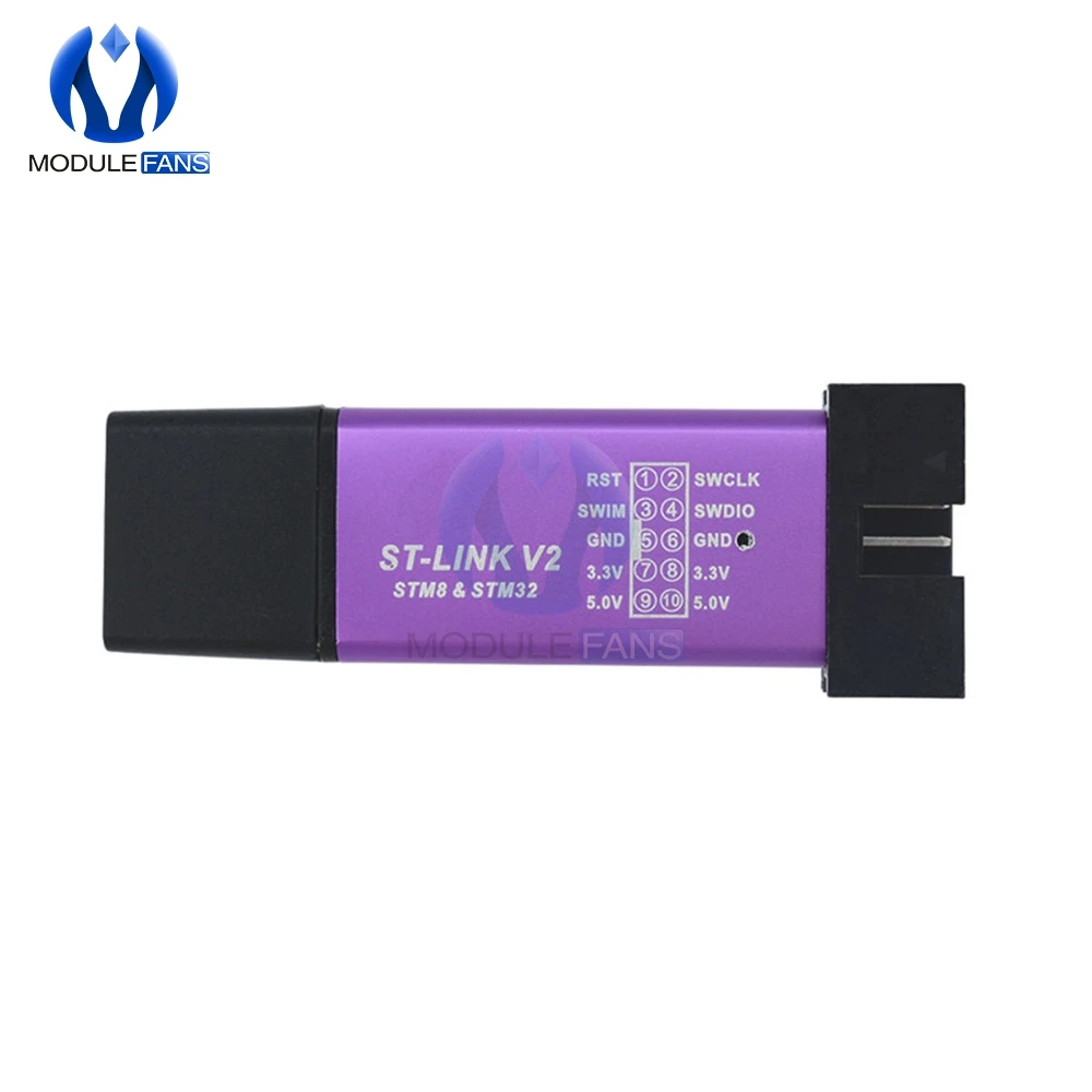 1 комплект ST LINK Stlink Link V2 Mini STM8 STM32 симулятор загрузки программирования с покрытием