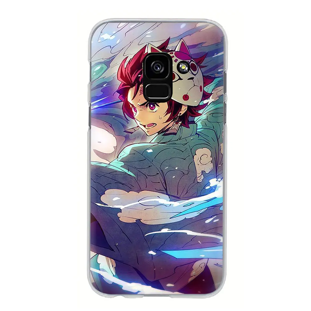 H7 Аниме «Демон» Истребительница kimetsu без Yaiba жесткий чехол для телефона с рисунком в виде крышка чехол для samsung Galaxy A3 5 A6 7 8 9 A10 30 40 50 70 - Цвет: H7